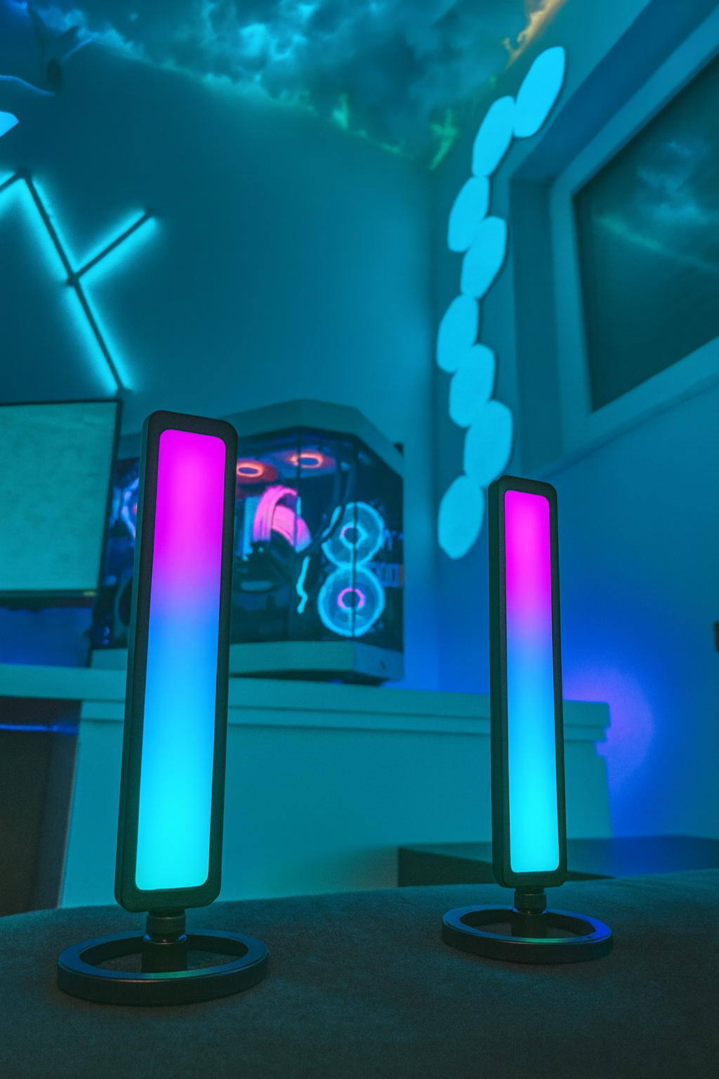 FluxGlow™ RGB Ambient Light Bars - CHARGE